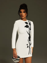 Load image into Gallery viewer, Atici Sequin Flower Mini Dress