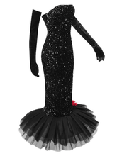 Load image into Gallery viewer, Branson Strapless Mermaid Sequin Dress