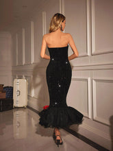 Load image into Gallery viewer, Branson Strapless Mermaid Sequin Dress