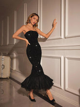 Load image into Gallery viewer, Branson Strapless Mermaid Sequin Dress