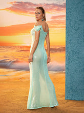 Load image into Gallery viewer, Shiori Off Shoulder Sequin Maxi Dress