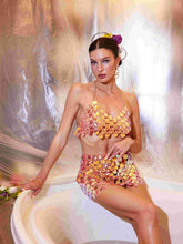 Load image into Gallery viewer, Sullivan Halterneck Chainmail Skirt Set
