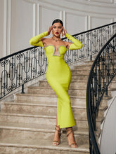 Load image into Gallery viewer, Alejandra Crystal Off Shoulder Maxi Dress
