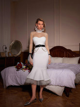 Load image into Gallery viewer, Andrieka Dot Mermaid Bandage Dress
