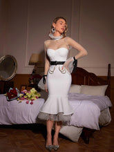 Load image into Gallery viewer, Andrieka Dot Mermaid Bandage Dress
