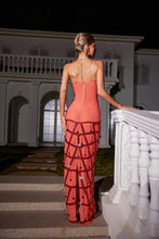 Load image into Gallery viewer, Angelo Sequin Embellished Mesh Maxi Dress
