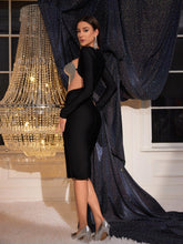 Load image into Gallery viewer, Veto Long Sleeve Cutout Bandage Dress
