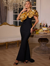 Load image into Gallery viewer, Arnau Flower Bandage Maxi Dress
