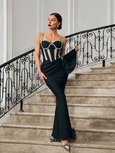 Load image into Gallery viewer, Aroa Crystal Mermaid Bandage Dress

