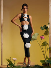 Load image into Gallery viewer, Atreyu Sleeveless Flower Cutout Bandage Midi Dress
