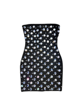 Load image into Gallery viewer, Azul Strapless Rhinestone Bandage Mini Dress

