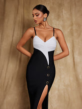Load image into Gallery viewer, Bayou Spaghetti Bandage Maxi Dress
