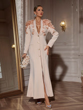 Load image into Gallery viewer, Berton Long Sleeve Flower Maxi Dress

