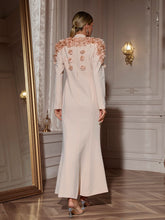 Load image into Gallery viewer, Berton Long Sleeve Flower Maxi Dress
