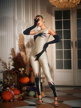 Load image into Gallery viewer, Billy Diamond Hands Illusion Jumpsuit In Beige
