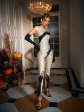 Load image into Gallery viewer, Billy Diamond Hands Illusion Jumpsuit In Beige
