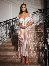 Load image into Gallery viewer, Blysse Cutout Sequin Embellished Maxi Dress
