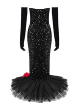 Load image into Gallery viewer, Branson Strapless Mermaid Sequin Dress
