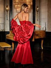 Load image into Gallery viewer, Cachet Strapless Corset Maxi Dress With Shrug

