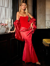 Load image into Gallery viewer, Cachet Strapless Corset Maxi Dress With Shrug

