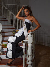 Load image into Gallery viewer, Carol Flower Embellished Bandage Maxi Dress
