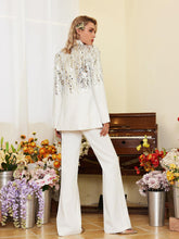 Load image into Gallery viewer, Cato Sequin Embellished Blazer Set
