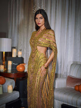 Load image into Gallery viewer, Chana Sequin Crystal Mesh Maxi Dress
