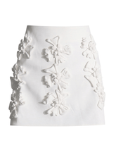 Load image into Gallery viewer, Crammer Flower Embellished Skirt
