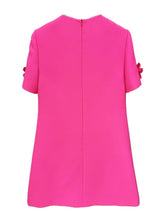 Load image into Gallery viewer, Dashiell Short Sleeve Floral Embellished Mini Dress
