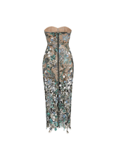 Load image into Gallery viewer, Debra Flower Embroidered Sequin Midi Dress
