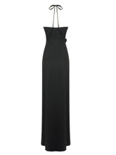 Load image into Gallery viewer, Dorcas Halterneck Cutout Maxi Dress In Black
