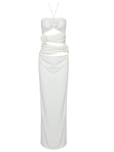 Load image into Gallery viewer, Dorcas Halterneck Cutout Midi Dress
