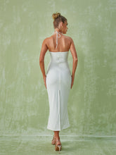 Load image into Gallery viewer, Dorcas Halterneck Cutout Midi Dress
