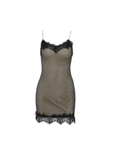 Load image into Gallery viewer, Duarte Lace Hollow Diamond Mini Dress

