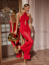 Load image into Gallery viewer, Duran Flower Cutout Jumpsuit
