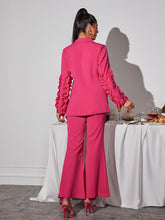 Load image into Gallery viewer, Ellasyn Long Sleeve Ruffle Pants Set

