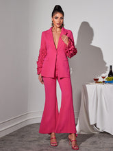 Load image into Gallery viewer, Ellasyn Long Sleeve Ruffle Pants Set
