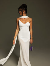 Load image into Gallery viewer, Emine Strapless Draped Bandage Maxi Dress
