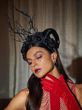 Load image into Gallery viewer, Fanchon Ram Flower Headband

