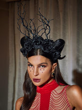Load image into Gallery viewer, Fanchon Ram Flower Headband
