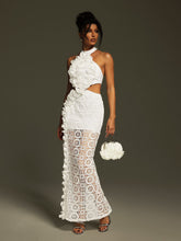Load image into Gallery viewer, Festus Halterneck Cutout Bandage Maxi Dress

