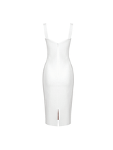 Load image into Gallery viewer, Finbar Lace Bandage Dress In White
