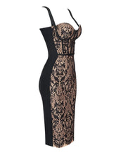 Load image into Gallery viewer, Finbar Lace Bandage Dress

