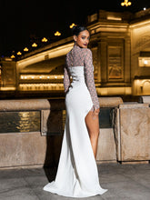 Load image into Gallery viewer, Foster Net Rhinestone Mesh Dress
