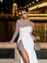 Load image into Gallery viewer, Foster Net Rhinestone Mesh Dress
