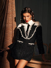 Load image into Gallery viewer, Galilea Embellished Sequin Collar Dress
