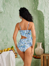 Load image into Gallery viewer, Gaviria Flower Cutout Swimwear Two Piece Set
