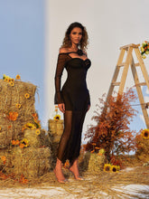 Load image into Gallery viewer, Gussie Flower Ruffle Mesh Dress
