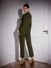 Load image into Gallery viewer, Halcyon Tulle Flower Button Blazer Set
