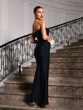 Load image into Gallery viewer, Hamill Strapless Flower Bandage Maxi Dress
